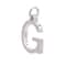 12 Pack: Sterling Silver Alphabet Charm by Bead Landing™